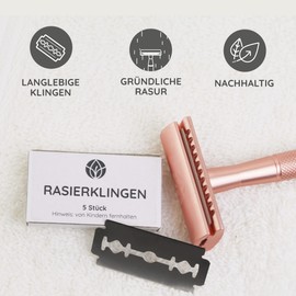 MYLILY® 5 Razor Blades, Your Perfect Shave, Women's Safety Razor, Plastic-Free, Zero Waste Shaving, Intimate Razor