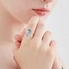 Hummingbird Ring 925 Sterling Silver Turquoise Hummingbird Jewelry for Women