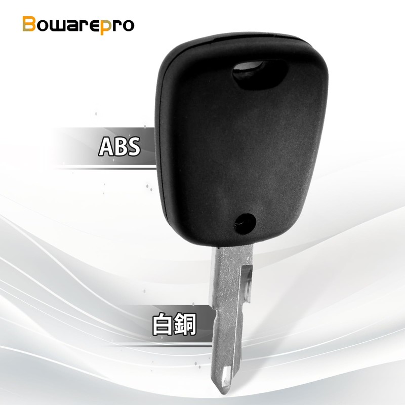 Bowarepro Uncut Blade 2 Button Remote Key Shell Case for