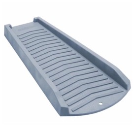Rocky Mountain Goods Downspout Splash Block - Large 24” Heavy Duty Rain Diverter for Dispersing Water from Gutter - No Anchor Needed - Decorative - Saves Lawn or Flower Beds (Slate Gray)