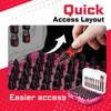 Geinxurn 83Pieces Impact Screwdriver Bits Set, Magnetic S2 Steel Phillips/Square