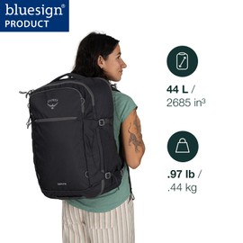 Osprey Daylite 44L Carry-On Travel Pack, Blue Spikemoss/Alkaline