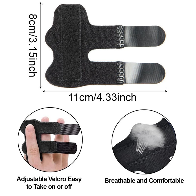 BDEPSTR 3 Pieces Finger Splint, Finger Smoother Finger Splint Stabiliser,