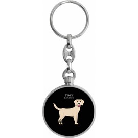 Toff London Golden Retriever Dog Keyring