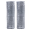XNHIU Euvoym 2 Rolls Silver Christmas Poly Mesh Ribbon 10