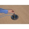 Arlington FLBR5420 Recessed Power and Data Round Floor Box (Black)