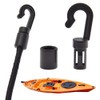 Duunshylw 10 Pcs Shock Cord End Hook Kayak Bungee Hook