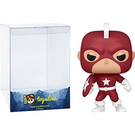 Red Guardian (Exc): P o p ! Vinyl Figurine Bundle with 1 Compatible 'ToysDiva' Graphic Protector (810 - 55478 - B)
