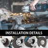 Set of 3 Quick Release Nuts for Angle Grinder M14