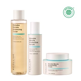 Ecolin 에콜린 마누카 마룰라 스킨케어 3종 세트 Ecolyne Manuka Marula Skincare 3-Piece Set