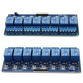 Gasea 2 Packs Relay Module 8 Channel DC 12V with Optocoupler for Arduino UNO R3 MEGA 2560 Project 1280 DSP ARM PIC AVR STM32 Raspberry Pi