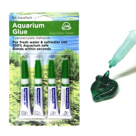 RA AquaTech Aquarium Glue Green for Plants Moss Aquascaping Instant Aquarium Safe
