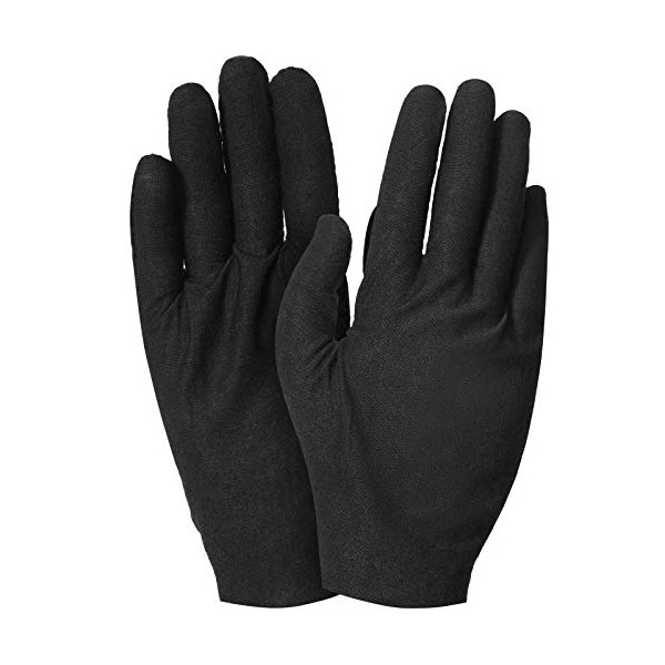 2 Pairs Cotton Gloves Moisturizing Gloves Soft Elastic Skincare Glove Working Gloves for Women Dry Hands Jewelry Inspection and More, One Size Fits Most