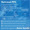 Nutrasal PhosChol PPC PolyenylPhosphatidylCholine Choline Supplement 600mg 120 Vegetarian Capsules