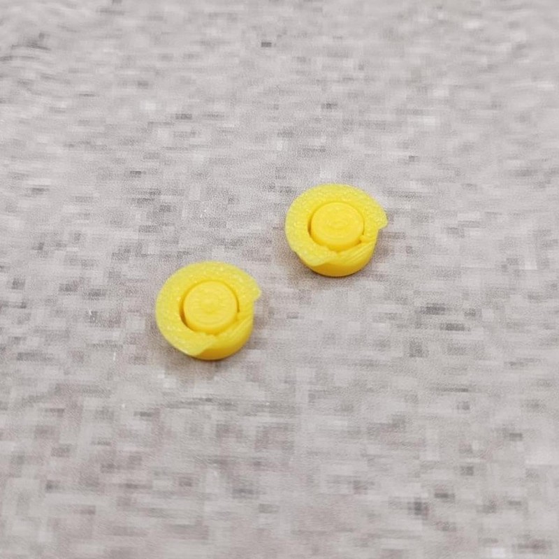 ULEIVA Replacement Power Button 2 x Yellow Compatible with Garmin