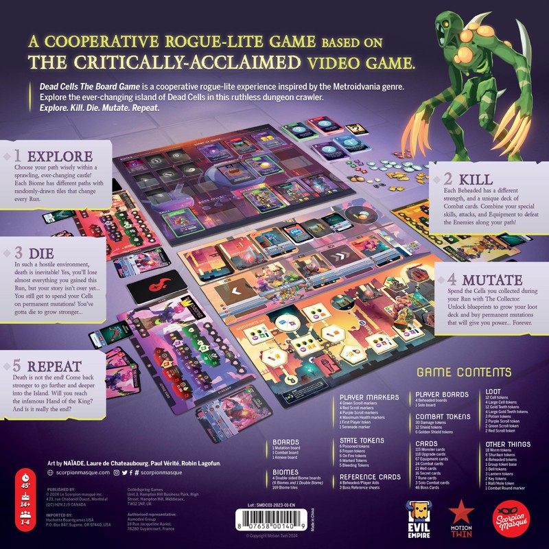 Dead Cells: The Board Game | Official Licensed Version |