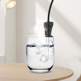 110V-240V Dual Voltage Portable Cup Immersion Heater, Travel Essential for Boiling Water, Perfect for Making Coffee/Hot Drinks, Compact Design with Wide Voltage Compatibility