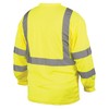 Pyramex Safety RLTS3110BXL RLTS31B Series Hi-Vis Safety T-Shirt, Polyester, X-Large,