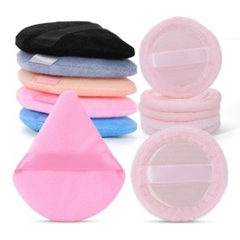 BAMTTOO 10PCS Powder Puffs Makeup Sponge Triangle Make Up Puff for Face Powder Soft Cosmetic Foundation Puff Beauty Makeup Tool