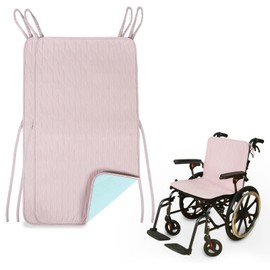 WASHINBED Highly Absorbent Wheelchair Incontinence Pad for Elderly Care (Pink, 2pc)
