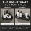 No-Drill Bathroom Shelf Wall Mounted Shower Storage Rack