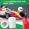 12 Pcs Racing Fuel Jug Hose Caps Compatible with VP