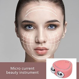Microcorriente para Esculpir el Rostro - Mini mquina de Estiramiento Facial con microcorriente USB  Dispositivo de Estiramiento Facial para apretar...