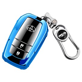 Smart Key Case, Made of Premium TPU Material, Shock Resistant, Scratch Resistant, Waterproof, Fashionable Smart Key Holder, Blue