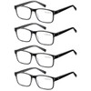 EYECEDAR 4-Pack Reading Glasses for Men Blue Light Blocking Readers