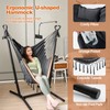 Giantex Hanging Swing with Stand - Hammock Chair with Phone