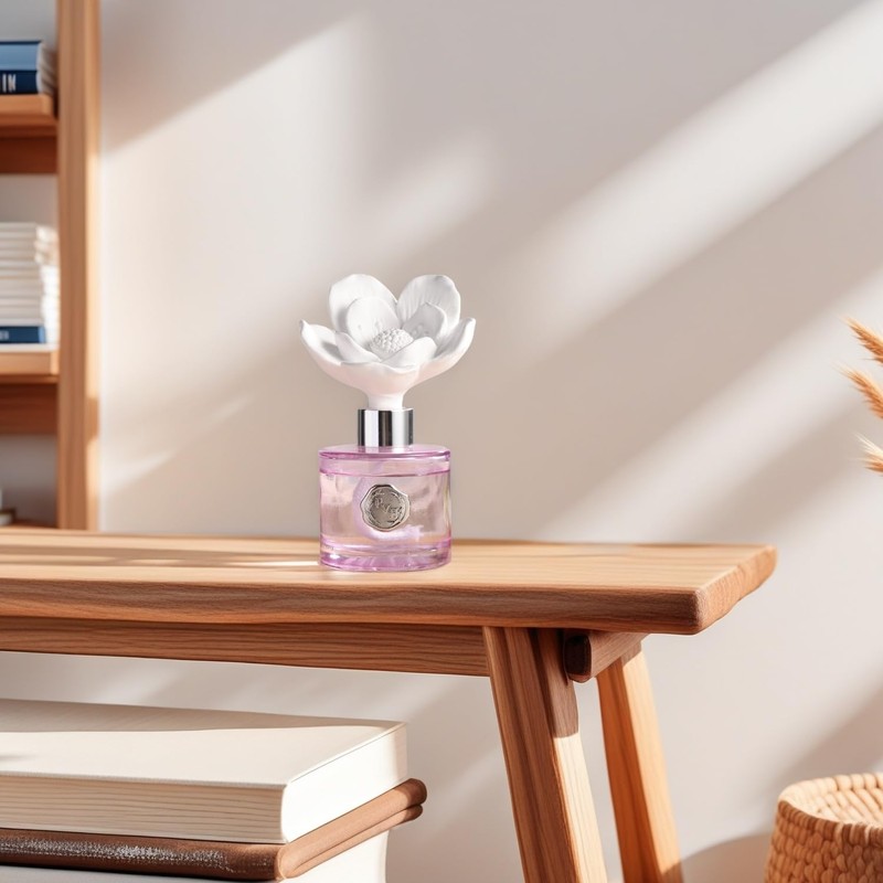 Pretty Valley Home Ceramic Flower Fragrance Diffuser 100ml Velvet Petunia