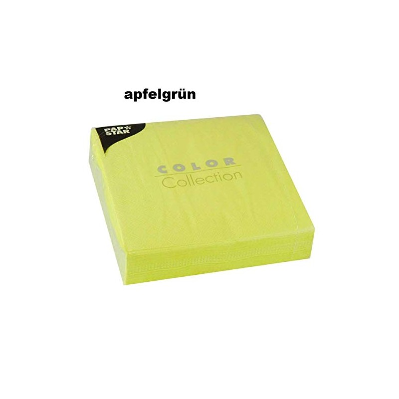 Serviette - 33 x 33 cm - uni - 3-lagig