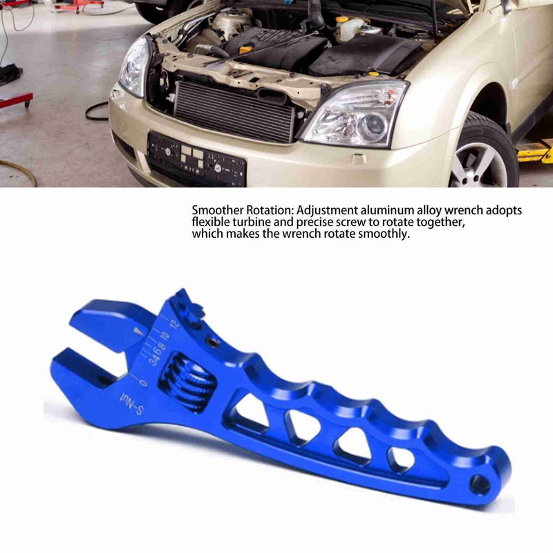 Adjustment Wrench Smoother Rotation Rustproof Lightweight Monkey Spanner for Home