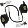 Caltric 2X LH RH Headlight Socket and Bulb for Yamaha