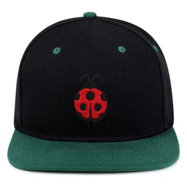 JPAK Ladybug with Cute Heart Mark Hip-Hop Snapback Hat Embroidered Baseball Cap Ladybug Heart