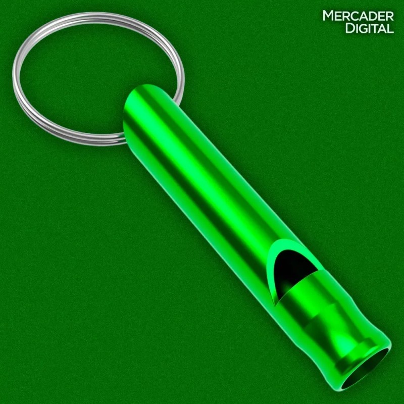 Mercader Digital 20 Pzs Silbato De Aluminio Supervivencia Emergencia Rescate