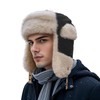 Clakllie Unisex Winter Ushanka Trapper Hat with Ear Flap Furry