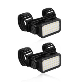 ZIDIYIRUO UTV Dome Lights, 32pcs LED Chips Type-C Rechargeable UTV Interior Light Compatible with Polaris RZR Ranger Can-Am Maverick Honda Talon 1.25"-2.0" Roll Bar Cage Roof Lights (2 Packs)