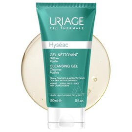 Uriage Hyseac Gel limpiador piel mixta a grasa 150ml - Elimina las impurezas y el exceso de grasa, con Piroctona olamina - Hipoalergénico, no...      
