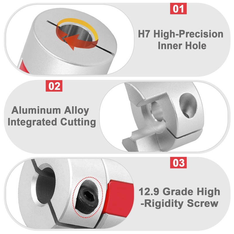 Shaft Coupling 10 mm to 10 mm Waves Flexible Coupler