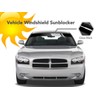 Sun Visor Windshield Light Blocker Strip Vinyl Wrap Fits All