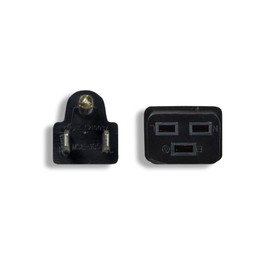 Cablelera North American Power Cord Extension, NEMA 5-15P to C19, 10', 14 AWG, 15A, 125V (ZWACPFAC-10)