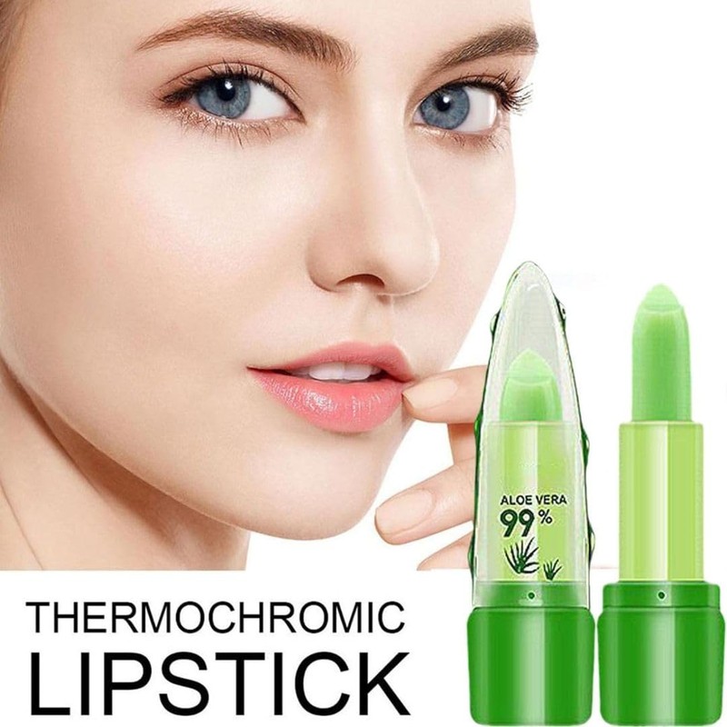 Aloe Vera Lipstick, Aloe Vera Lip Balm, Moisturizing Crystal Jelly