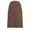 Motorcycle Fender Bib Cover Artificial Leather Decorative Pad Flame Pattern