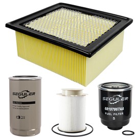 6.7L Diesel Filter Kit- 68197867AA 68157291AA Fuel 5083285AA Oil 53034051AB Air Filter Fits for 2013-2018 Ram 2500 3500 4500 5500 6.7L Diesel Engines