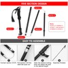 TOMSHOO Trekking Pole Lightweight Collapsible Trekking Pole Five-fold Walking Stick