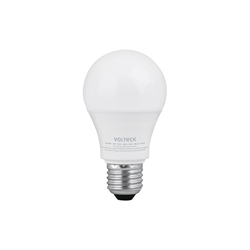 Volteck LED-60FX4, Lámpara de led, A19, 9W, E27, luz de