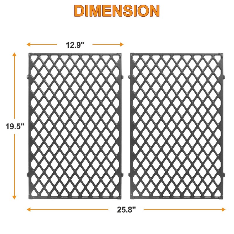 7524 Grill Grates for Weber Grill Accessories Genesis 300 Series,