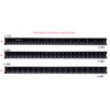 Intoy 12 Inch Triangular Engineer Scale Ruler, Anodized Solid Aluminum
