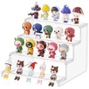 Lifewit 4-Tier Clear Display Stand, Plastic Organiser for Figures, Cupcakes,